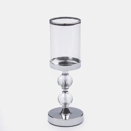 Silver glamour middle candleholder