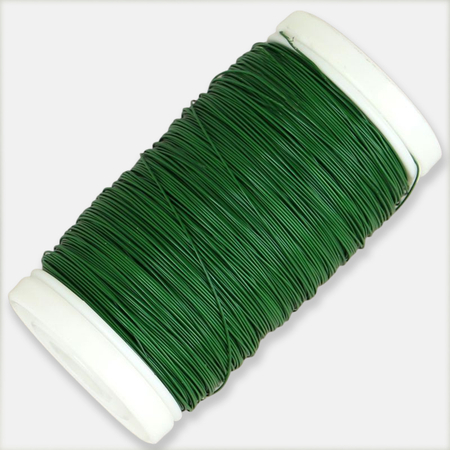 Stahldraht, grün - Spule 70 g