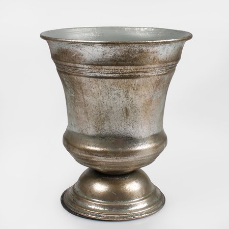 Metal patinated chalice
