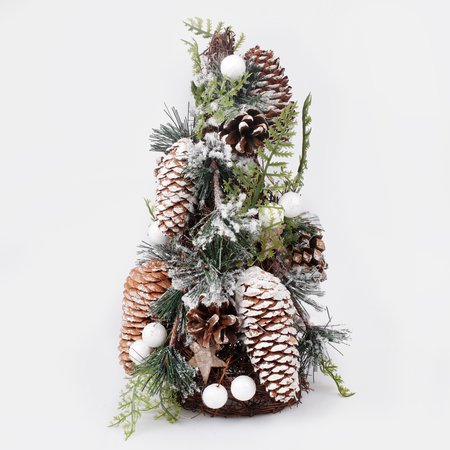 Christmas 25 cm  tree with cones