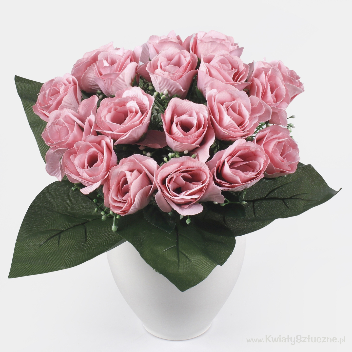 Rose x 18 QA281 - Künstlicher Rosenstrauß | Kunstblumen