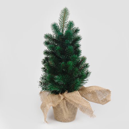 Spruce Christmas tree with jute - 40 cm